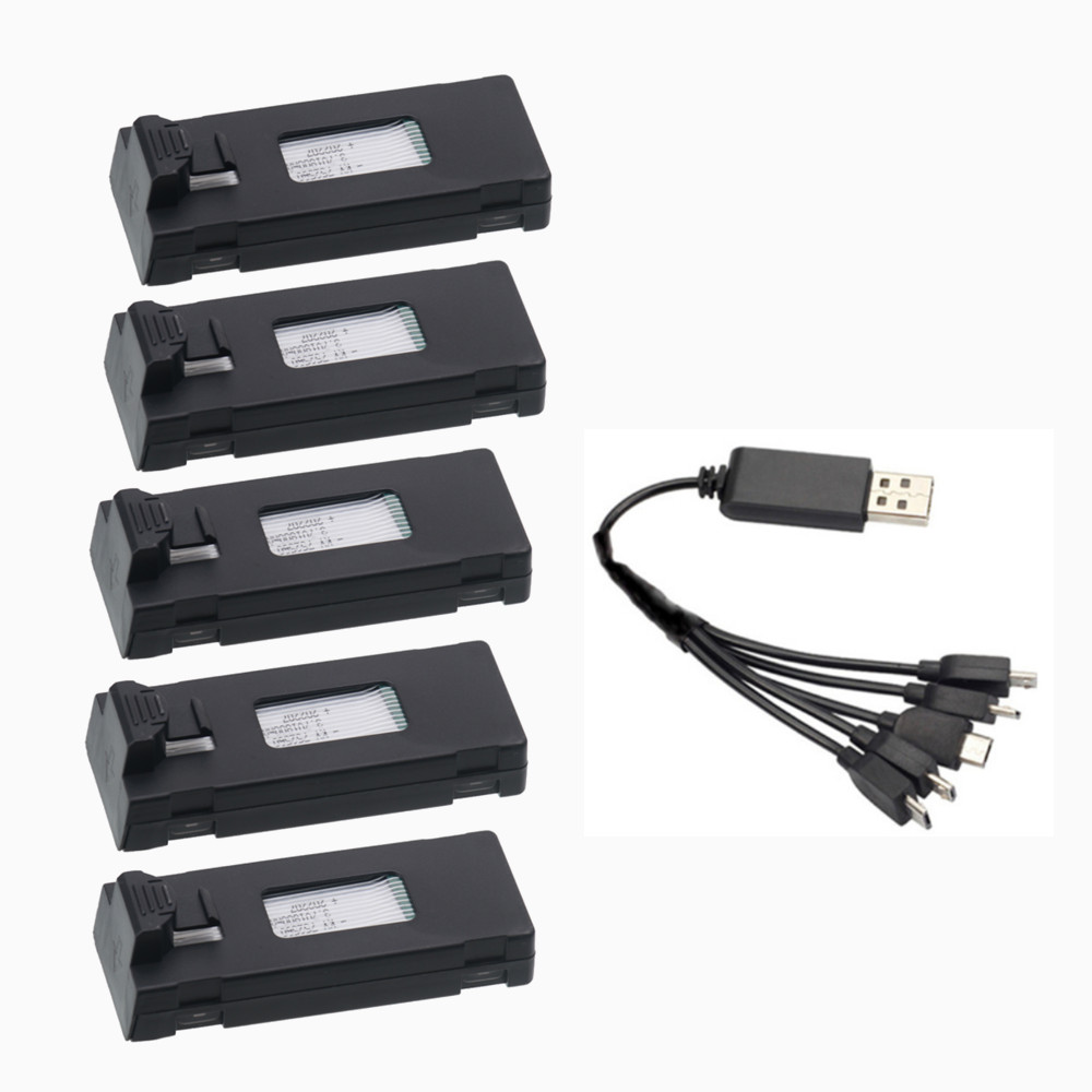 Eachine Drone E58 - Batteria e caricabatterie Lipo 3.7V 1800mah