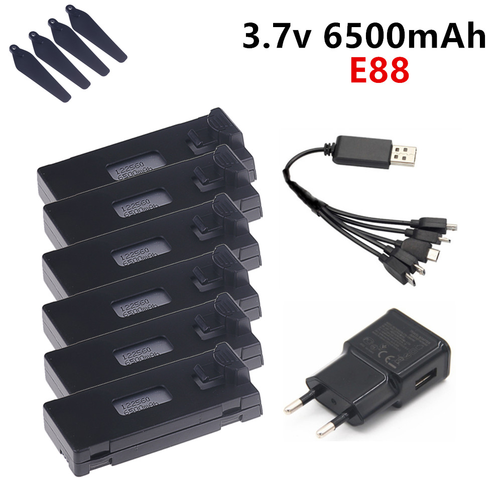 Eachine Drone E58 - Batteria Lipo 3.7V 6500mAh per E88