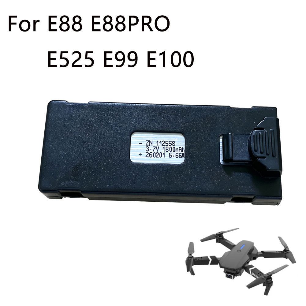 Eachine Drone E58 - Batteria Drone E88 3.7V 1800mAh batteria