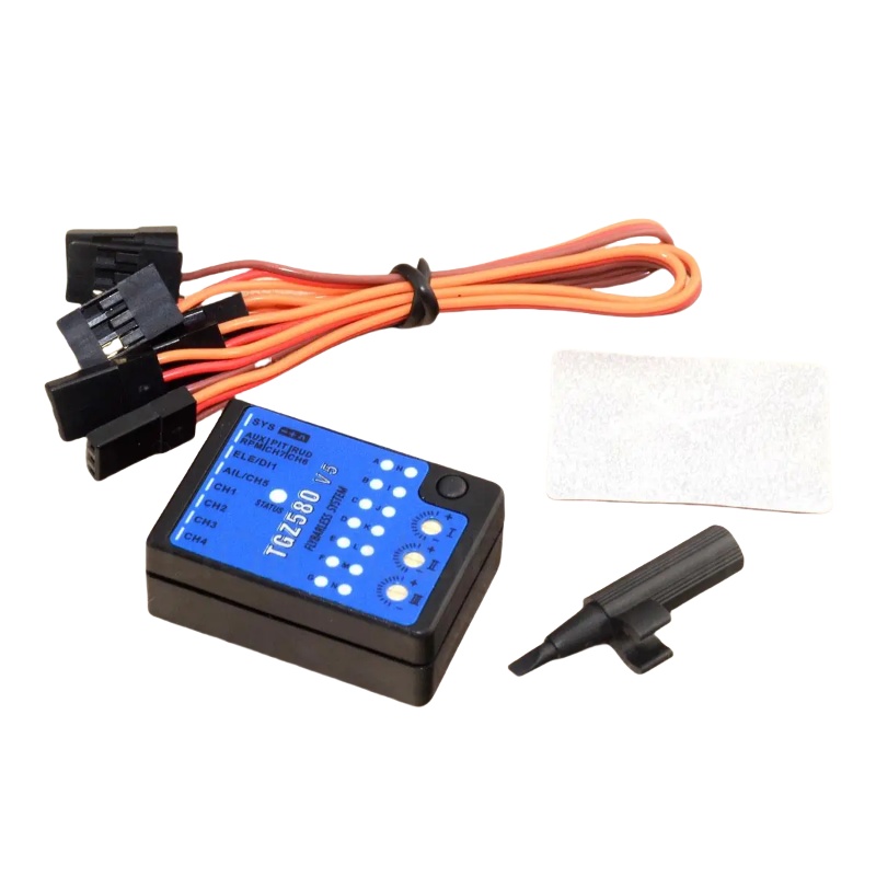 Rc Helicopter Nitro - GZ580 V5 3 assi Flybarless Giroscopio