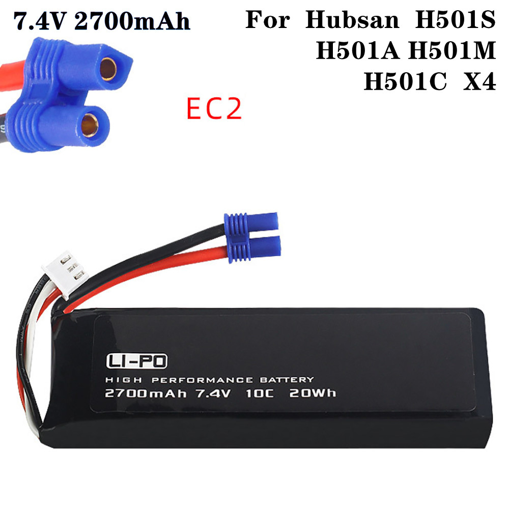 Rc Helicopter Coaxial - Batteria originale 7.4V 2700mAh 10C per