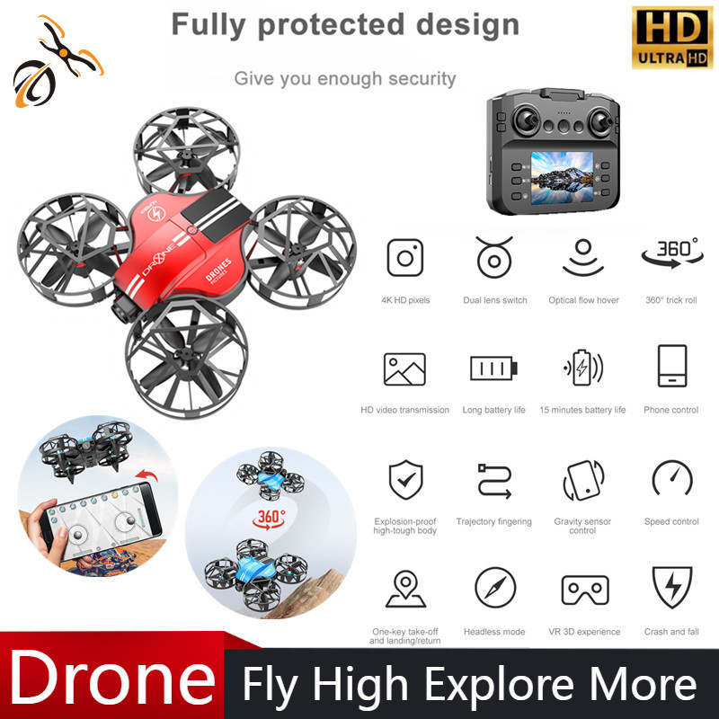 Rc Helicopter Case - NUOVO Mini Drone 812PRO professione HD