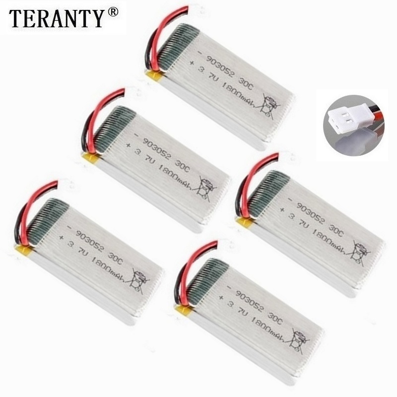 Eachine Drone E58 - Batteria Lipo 3.7v 1800mAh Aggiornata per
