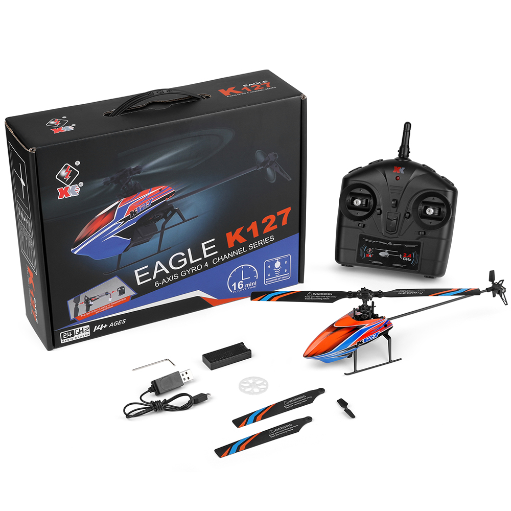 WLtoys XK K127 2.4G 4CH 6-Aixs - Rc Helicopter Nitro recensione e prezzo
