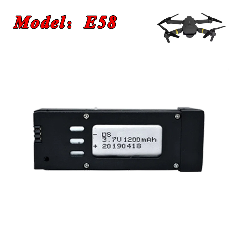 Batteria Lipo 3.7V 1200mAh 180 - Eachine Drone E58 recensione e prezzo