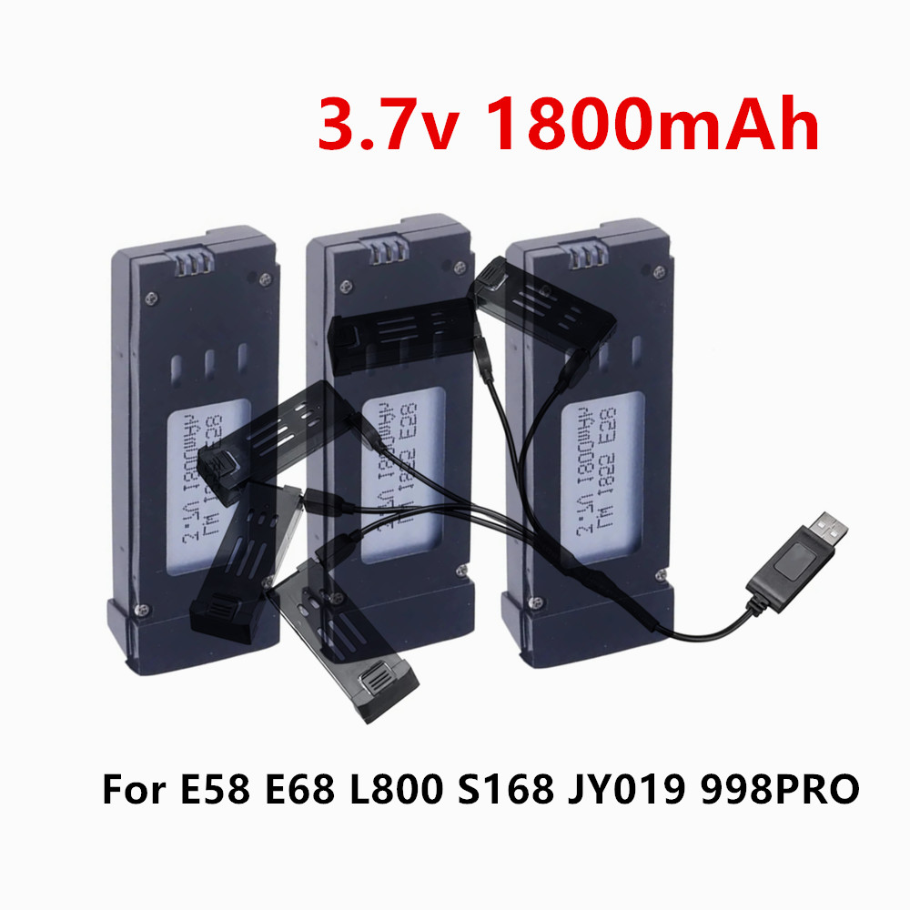 Batteria al Litio 3.7V 1800mAh - Eachine Drone E58 recensione e prezzo