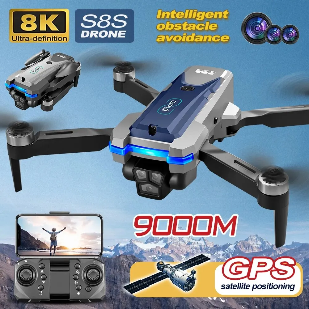 S8S GPS Drone 5G Wifi 8K HD Du - Rc Helicopter Case recensione e prezzo